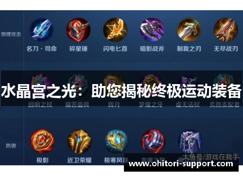 水晶宫之光：助您揭秘终极运动装备